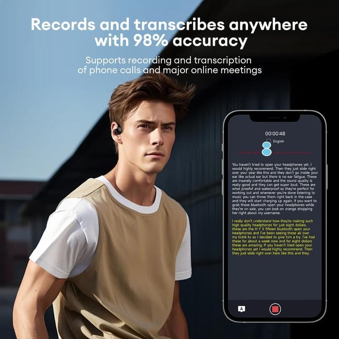 TranslateEase X200 Language Translator Earbuds