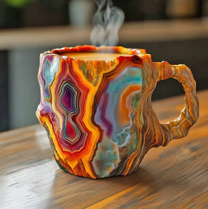 Mineral Crystal Coffee Mug