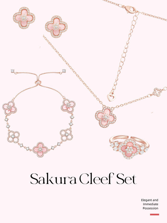 Ethereal Blossom Jewelry Set